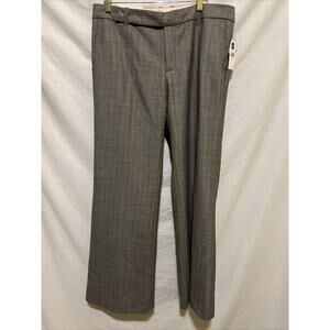 GAP Flare Modern Fit Stretch Gray Dress Pants Womens Size 12 Fully Lined NWT $68